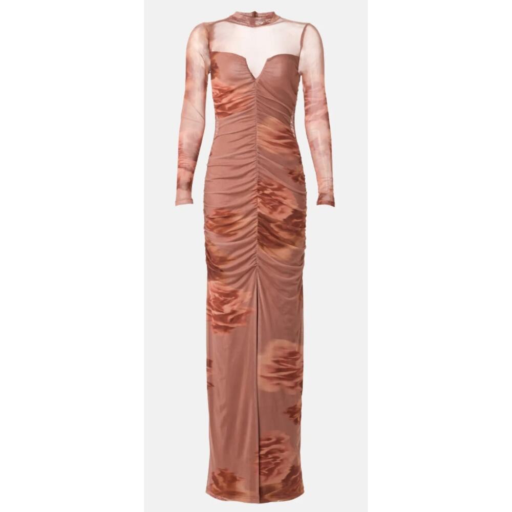 Black Halo - Floral Wendy Gown (Pink) - Size 4